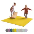 Produktbild: Ehrenkind® Made in Germany Anti-Rutsch Krabbelmatte Oeko-Tex Matten | Spielmatte Baby | Größe 180x100 cm | Mangogelb