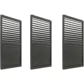 Produktbild: SCHIEBETÜR FÜR PERGOLA 3ER-SET Anthrazit 3er-Set-Set