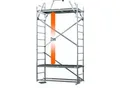 Produktbild: Arbeitsgerüst 2. Aufstockung MONTO® ClimTec, zusätzliche Arbeitshöhe 2 m, höhenverstellbare Belagbühne mit Luke, V-Traverse, bis 200 kg/m², Aluminium