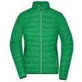Produktbild: Ladies' Down Jacket Leichte Daunenjacke im klassischen Design grün/grau, Gr. XXL
