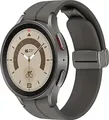 Produktbild: Samsung Galaxy Watch5 Pro 45 mm Titangehäuse grey titanium am D-Buckle Sportarmb