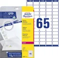 Produktbild: AVERY Zweckform Mini-Etiketten 38,1 x 21,2 mm weiß 1.625 Etiketten