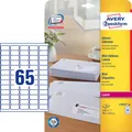 Produktbild: AVERY Zweckform Adressetiketten L7651-25 weiß 38,1 x 21,2 mm, 25 Blatt