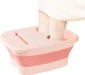 Produktbild: Faltbares Fussbad Massage Schüssel, Farbe:Rosa