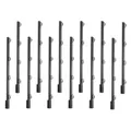 Produktbild: VEVOR Übersteigschutz Zaunerhöhung, 12er-Pack. Stacheldrahtarm 815x75x45 mm, Stacheldrahtabweiser, Stacheldrahthalter aus Stahl, flach oder oberflächenmontierte Stacheldraht-Verlängerungsarme