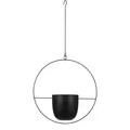 Produktbild: MICA Decorations Dexter Blumentopf hängend - L34 x B14 x H65 cm - Schwarz