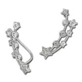 Produktbild: SilberDream weiß Ear Cuff Sternenschweif Zirkonia 925 Silber Ohrklemmen GSO418W