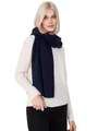 Produktbild: Style & Republic Kaschmir Schal Damen aus 100% Cashmere - dein kuscheliger Premium Schal für stilvolle Herbst- & Winter-Momente - Navy