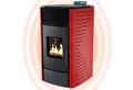 Produktbild: NEMAXX Pelletofen P12 Pelletofen Rot