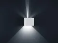 Produktbild: Helestra LED-Wandaußenleuchte SIRI 44 L 15x15cm weiß A28442.07 4022671101011