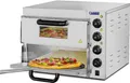 Produktbild: Royal Catering Elektro-Pizzaofen - 1+1 x 40 cm - 2 Kammern - 3000 W - 230 V - manuell -
