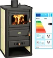 Produktbild: Wasserführender Kaminofen Holzofen Prity S2W10 6.2 + 10 kw EEK-A