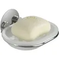 Produktbild: Wenko Turbo-loc® Seifenablage, Befestigen Ohne Bohren, Silber Glänzend, Stahl Chrom , Polypropylen Weiß