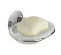 Produktbild: WENKO Seifen Ablage Schale Igel Unterlage Wand Halterung Chrom ohne bohren WC