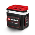 Produktbild: Einhell Akku-Kühlbox TE-COL 18/27 Li-Solo Power X-Change (18 V, 27 Liter, Kühlen und Warmhalten, Hybrid 12 V für Auto, 230 V Stromanschluss, inkl. Taschen, ohne Akku)