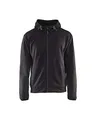 Produktbild: Blakläder 336325269998L Hoodie Größe mit Reißverschluss in Schwarz/Dunkelgrau, L