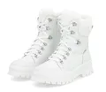 Produktbild: Rieker Winterstiefel W2174-80 (Schnürstiefel mit Innenfutter, Glattleder) weiss Damen, Größe Euro (US): 39 (8)