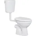 Produktbild: Belvit Dusch WC mit Bidet Funktion – Standtoilette mit Taharet, Hygienedusche, Spülkasten und Softclose WC-Deckel, waagerechter Abgang, Komplettset - Weiß