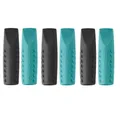 Produktbild: Faber-Castell Grip 2001 Radiergummi Bleistift Kappe - 6er-Pack (3 schwarz + 3...