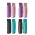 Produktbild: 8 x Faber-Castell Grip 2001 Radiergummi Bleistiftkappe - Pink-Lila-Schwarz-Tü...
