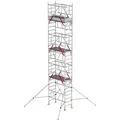 Produktbild: Altrex MiTower PLUS Fahrgerüst Safe-Quick®2 Geländer 1-Person-Aufbau Aluminium mit breiter mit Holz-Plattform 0,75x1,72m 7,20m AH