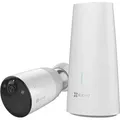 Produktbild: EZVIZ BC1-B1 - Videoüberwachungssystem mit einer batteriebetriebenen FULL HD WLAN Überwachungskamera mit Nachtsicht in Farbe, Zwei-Wege-Sprechfun... - Weiß