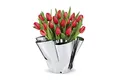 Produktbild: PHILIPPI - Margeaux Vase - Edelstahlvase von Hand gefaltet - ideal für Tulpen, Rosen, Dekoobjekt