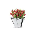 Produktbild: Philippi Margeaux Vase Edelstahlvase von Hand gefaltet  ideal für Tulpen Rosen D
