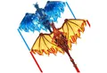 Produktbild: LuxusKollektion Flug-Drache Drachen Kinder 8 12 Anfänger Einzelleine Strand Blau und Rot