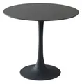Produktbild: Stolkom Sp.z.o.o. Esstisch in schwarz, Keramik, Metall - 75x90cm (HxD)