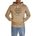 Produktbild: Jack & Jones Kapuzenpullover Herren Hoodie JJEADRIAN Regular Fit Longsleeve Sweatshirt mit Kängurutasche beige XXL (58/60)