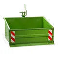 Produktbild: Traktor Stahl Heckcontainer Heckmulde Transportcontainer Mulde Container 1200S 120 cm grün