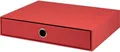 Produktbild: Rössler 1524452360 - S.O.H.O. Schubladenbox für DIN A4, mit Griffloch, rot, 1 Stück