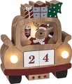 Produktbild: Konstsmide LED-Weihnachtsfigur Datumswürfel 3x warmweiße LEDs Rentier