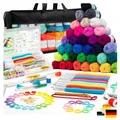 Produktbild: Häkelwolle Set 113 Stück 1600 Yards 40 Farben Ac