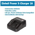 Produktbild: Einhell 18V Battery Charger 3,0A PXC Akku Schnellladegerät Schwarz 18V