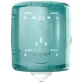 Produktbild: TORK Reflex Einzelblatt Innenabrollungsspender 473180 331 x 255 x 239 mm weiß / türkis