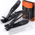 Produktbild: Nagelknipser Set Senioren Ergonomisch Breite Kieferöffnung 3 Stück Premium Stahl