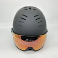Produktbild: uvex wanted visor - Skihelm für Damen und Herren - mit Visier - individuelle Grö