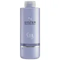 Produktbild: System Professional LuxeBlond Anti-Gelbstich Shampoo 1000 ml – Violett-Shampoo