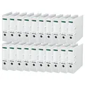 Produktbild: Leitz Qualitäts-Ordner 180° Plastik, 20er Pack, A4, Weiß, 8,2 cm Rückenbreite, PP-laminierter Einband, 10105001