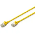 Produktbild: DIGITUS CAT 6A F-FTP slim, LSZH AWG 32/7, length 3m, Yellow