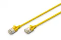 Produktbild: Digitus CAT 6A F-FTP Slim Patchkabel, 3m, Gelb