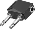 Produktbild: Audio-Adapter, 2x 3,5-mm-Klinken-St. Mono - 3,5-mm-Klinken-Kuppl. Ster