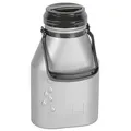 Produktbild: Metrox 23520s Milchkanne mit Schraubdeckel, Kunststoff, 2 Liter, auslaufsicher, silber