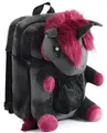 Produktbild: Corimori Rucksack Große Kuscheltier Plüsch Tasche (Einhorn und Bär), Flauschig, Backpack, Gothic, Kawaii Schulsachen, Kuscheltier, Motorrad