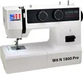 Produktbild: W6 Nähmaschine N 1800 Pro mit 25 Programmen | Freiarm | automatischer Einfädler | CB-Greifer | Knopflochautomatik | Jeans nähen | 100 Watt Servo Motor