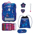 Produktbild: Scout LED Neo Set 4-teilig Schulranzen Sparkling Dream dunkelblau Neu