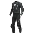 Produktbild: Dainese Laguna Seca 5 2-piece Kombi Black/Black/White 58 sportliche Lederkombi