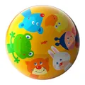 Produktbild: HABA Kinderball Tierfreunde – 14 cm bunter Ball mit Ventil – Fördert Motorik & Beweglichkeit ab 2 Jahren – Idealer Indoor-Spielball – 2012753001